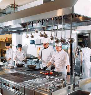 Food service industry client logo or example